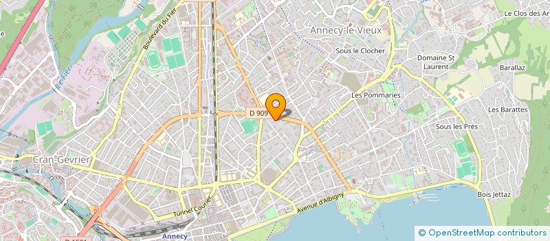 localisation de l'entreprise BRI'LAVE à ANNECY