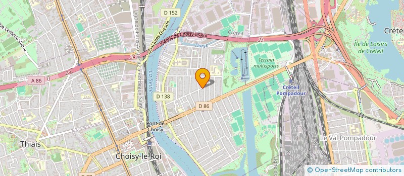 localisation de l'entreprise BRIA SERVICE PLUS à CHOISY-LE-ROI