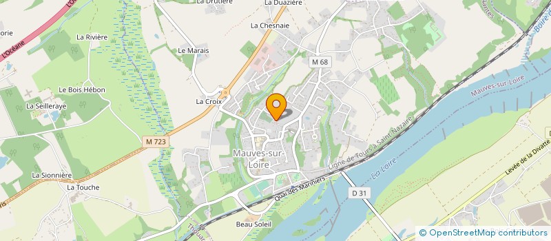 localisation de l'entreprise BRIAC à NANTES