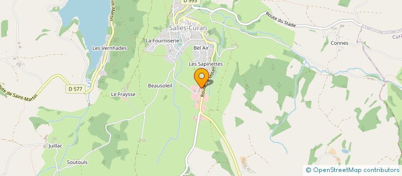 localisation de l'entreprise BRIAILLE  CURAN