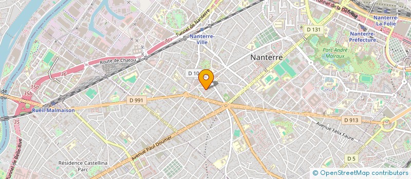 localisation de l'entreprise BRIAL à NANTERRE