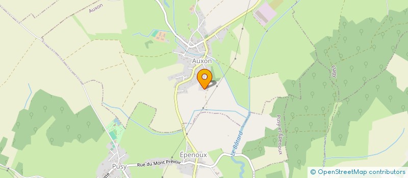 localisation de l'entreprise BRIAL à AUXON