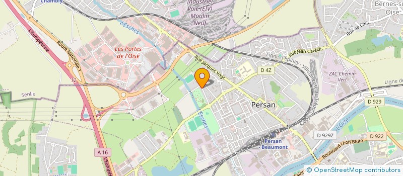 localisation de l'entreprise BRIALY HISTA  BERNES-SUR-OISE