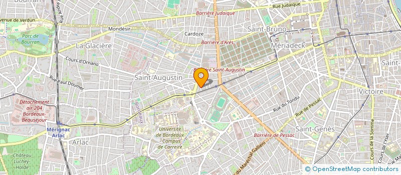 localisation de l'entreprise BRIAM  BORDEAUX