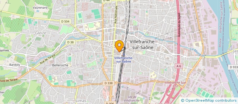 localisation de l'entreprise BRIAMI à VILLEFRANCHE-SUR-SAONE