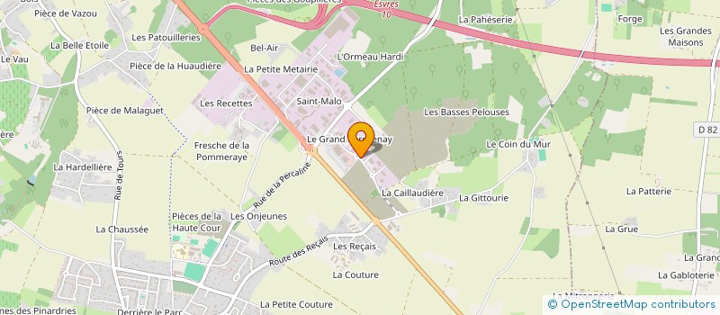 localisation de l'entreprise BRIAN ET FILS  ESVRES