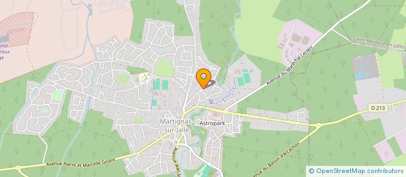 localisation de l'entreprise BRIAN FRADIN  MARTIGNAS-SUR-JALLE