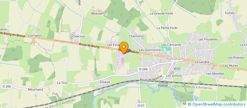 localisation de l'entreprise BRIANCE DE LA PRESLE à POLLIAT