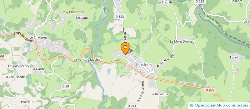 localisation de l'entreprise BRIANCE DEVELOPPEMENT à LA CROISILLE-SUR-BRIANCE