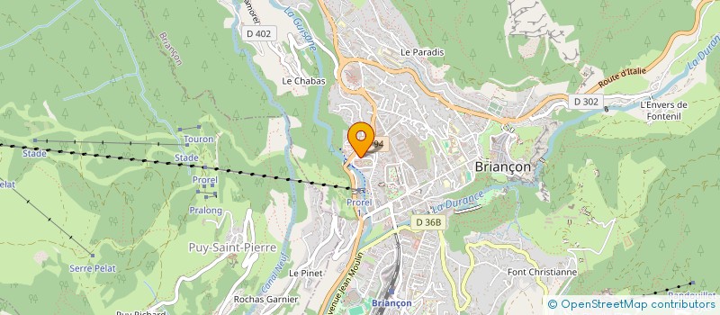 localisation de l'entreprise BRIANCON BADMINTON CLUB à BRIANCON