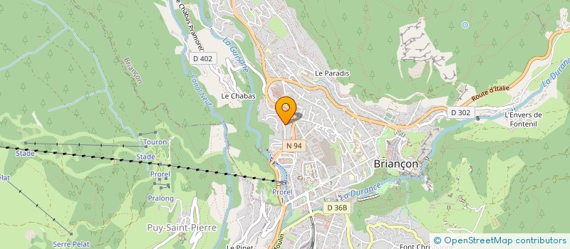 localisation de l'entreprise BRIANCON GLISSE 2000 à BRIANCON