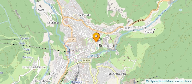 localisation de l'entreprise BRIANCON GYM à BRIANCON