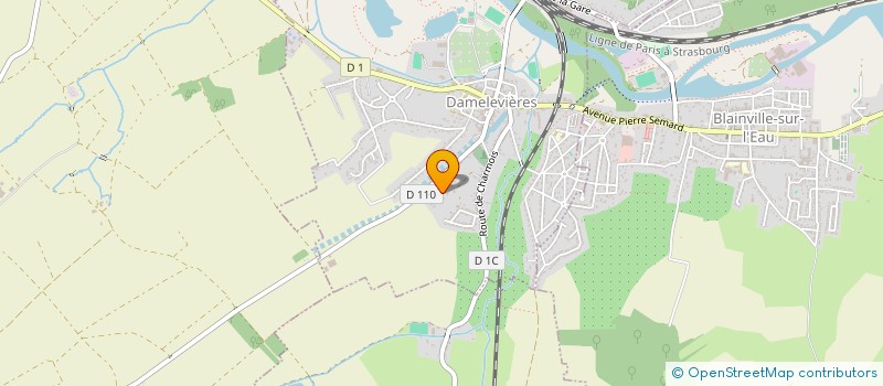 localisation de l'entreprise BRIANCON PARTICIPATIONS  DAMELEVIERES