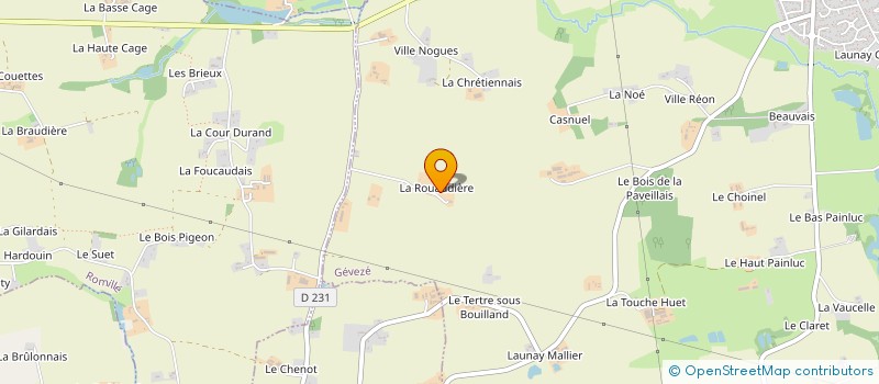 localisation de l'entreprise BRIAND à LANGAN