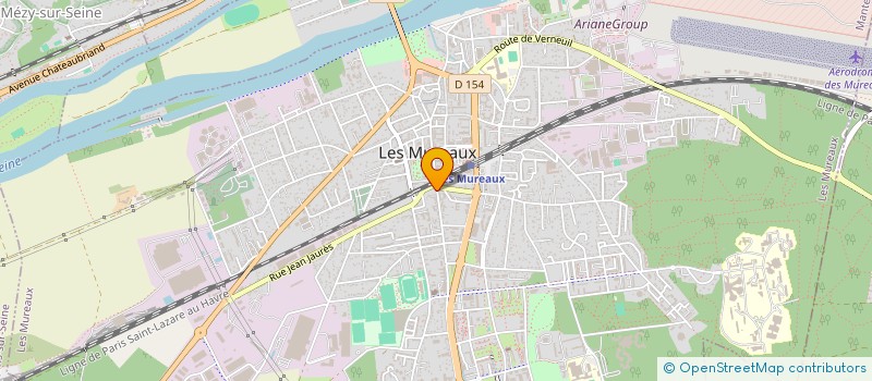 localisation de l'entreprise BRIAND AUTOMOBILES à LES MUREAUX