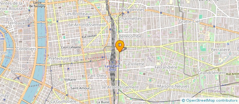 localisation de l'entreprise BRIAND&CHA  LYON