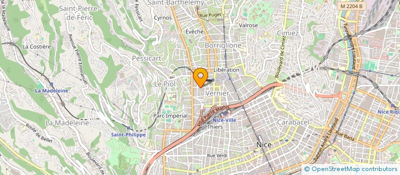 localisation de l'entreprise BRIAND COORDINATION à NICE