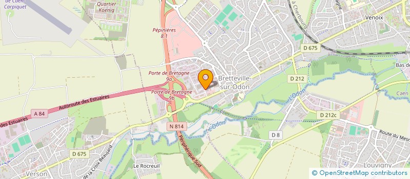 localisation de l'entreprise BRIAND ELECTRICITE  BRETTEVILLE-SUR-ODON