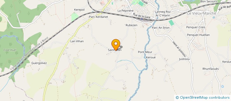localisation de l'entreprise BRIAND FREDERIC à PLOUARET