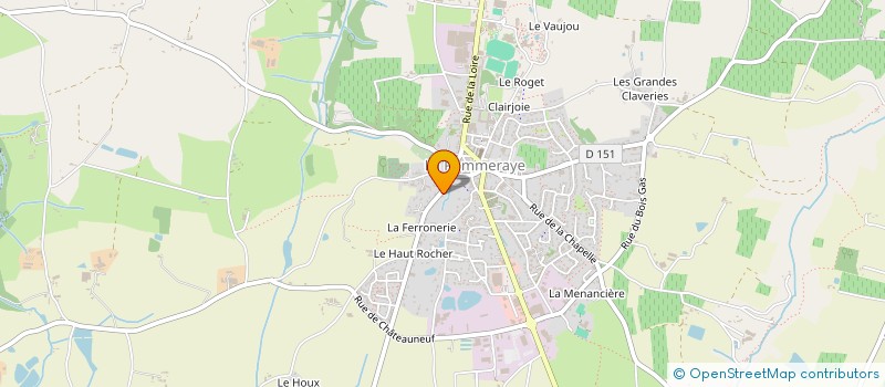 localisation de l'entreprise BRIAND GUINEBAUD à MAUGES-SUR-LOIRE