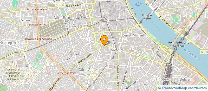 localisation de l'entreprise BRIAND ID  BORDEAUX