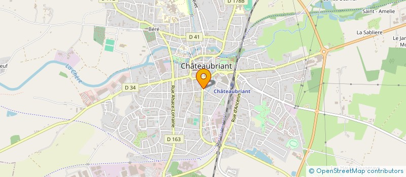 localisation de l'entreprise BRIAND-LECLAIR à CHATEAUBRIANT