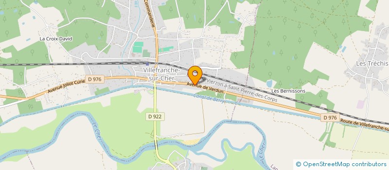 localisation de l'entreprise BRIAND RAIMBAULT  VILLEFRANCHE-SUR-CHER