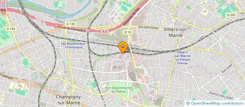localisation de l'entreprise BRIAND SAS à VILLIERS-SUR-MARNE
