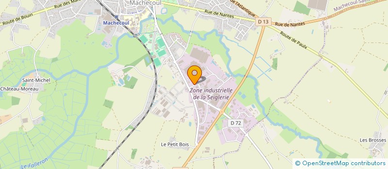 localisation de l'entreprise BRIAND THABARD  MACHECOUL-SAINT-MEME