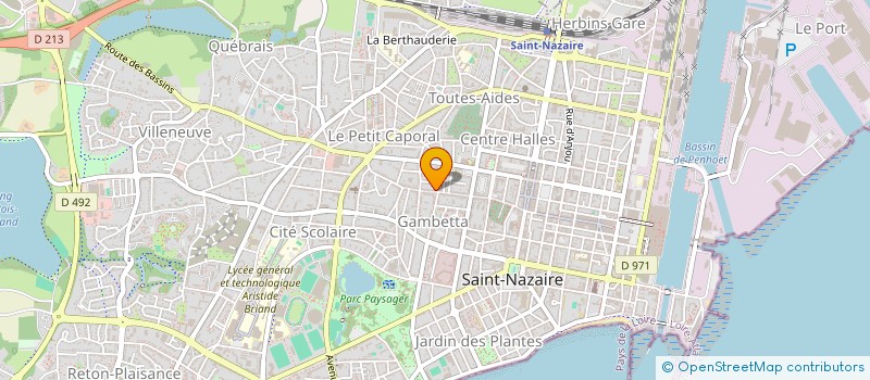 localisation de l'entreprise BRIAND42  SAINT-NAZAIRE