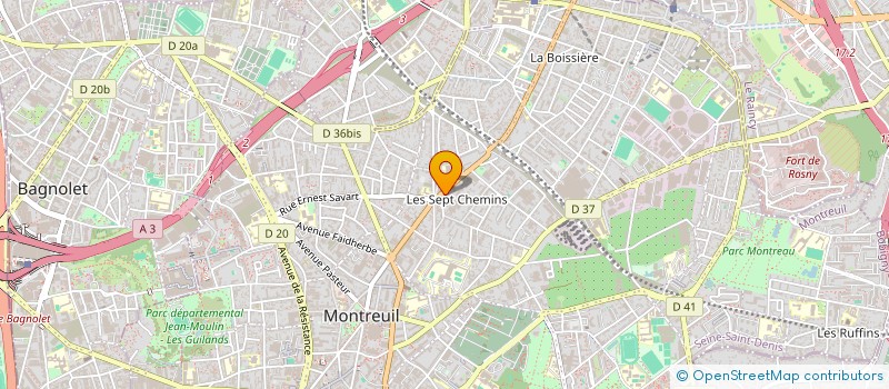 localisation de l'entreprise BRIANDIX  MONTREUIL