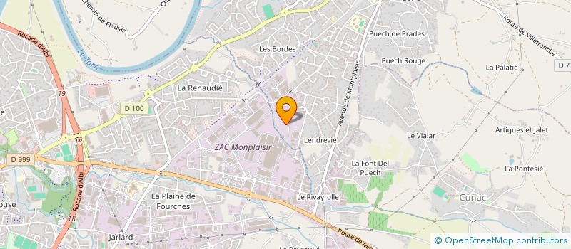 localisation de l'entreprise BRIANE  SAINT-JUERY