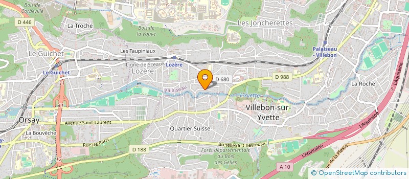 localisation de l'entreprise BRIANGO à PALAISEAU