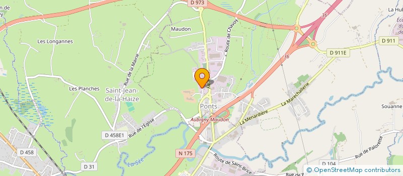 localisation de l'entreprise BRIANT AUTOMOBILES  PONTS