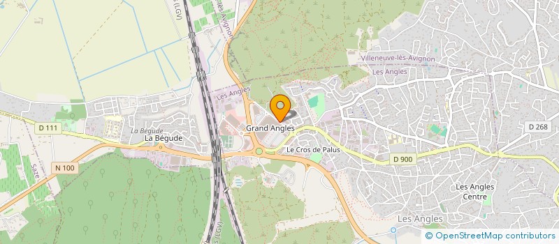 localisation de l'entreprise BRIANT LES ANGLES  LES ANGLES