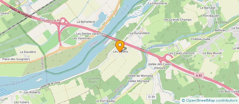 localisation de l'entreprise BRIANT TERRASSEMENT  VILLANDRY