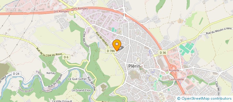 localisation de l'entreprise BRIANTAIS  PLERIN