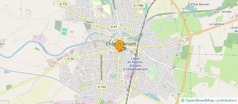 localisation de l'entreprise BRIANTESSENCE  CHATEAUBRIANT