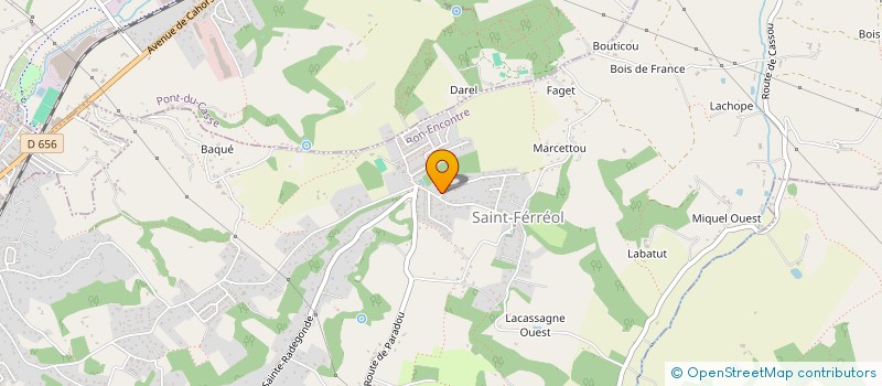 localisation de l'entreprise BRIAPAR  BON-ENCONTRE