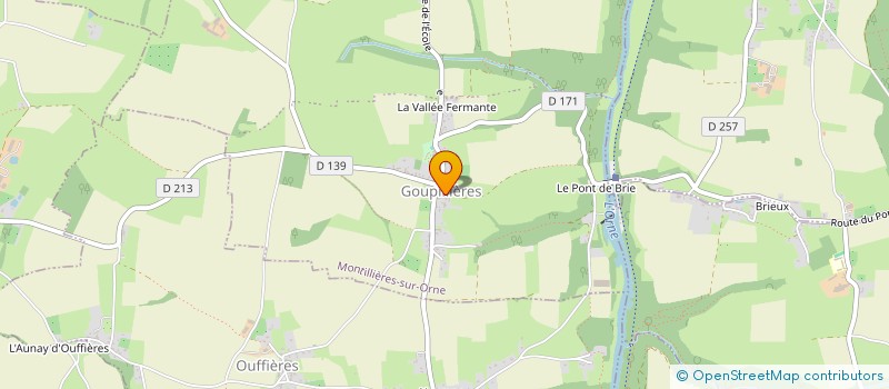 localisation de l'entreprise BRIARD ET COMPAGNIE à MONTILLIERES-SUR-ORNE