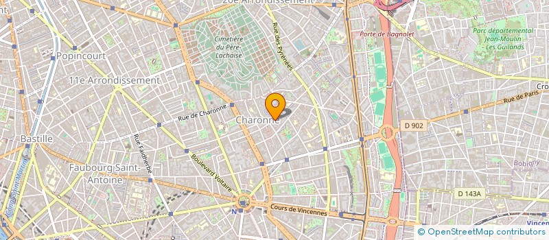 localisation de l'entreprise BRIARD-LEBRU  PARIS