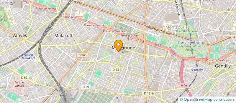 localisation de l'entreprise BRIARD MARKET à MONTROUGE