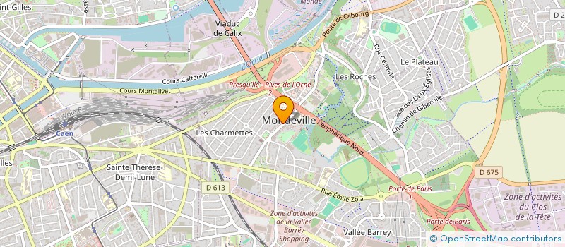 localisation de l'entreprise BRIARD MONDEVILLE à MONDEVILLE
