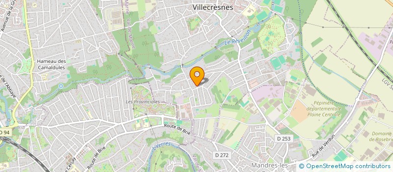 localisation de l'entreprise BRIARD SUPPORT INFORMATIQUE  VILLECRESNES