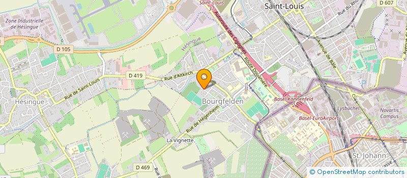 localisation de l'entreprise BRIARDO.SERVICES  SAINT-LOUIS