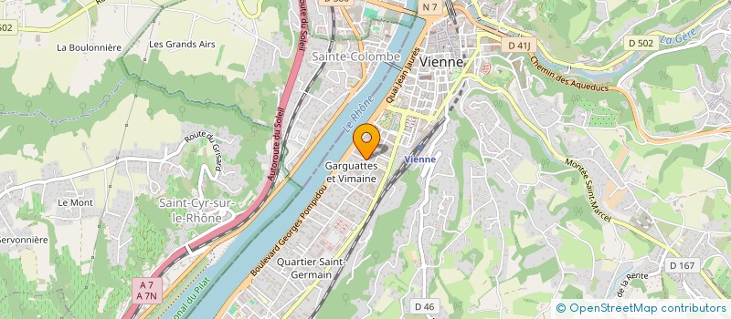 localisation de l'entreprise BRIARE  VIENNE