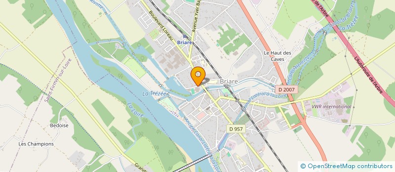 localisation de l'entreprise BRIARE AUTO ECOLE à BRIARE