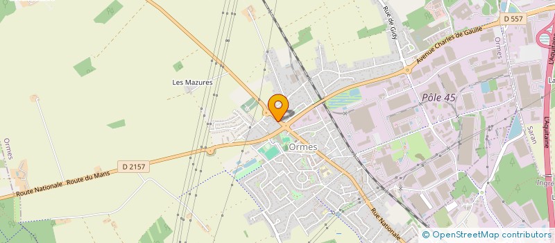 localisation de l'entreprise BRIARE CANOE  ORMES
