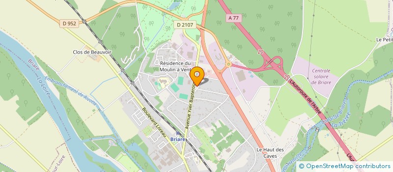 localisation de l'entreprise BRIARE SECURITE à BRIARE