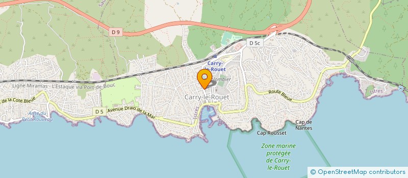 localisation de l'entreprise BRIARIS  CARRY-LE-ROUET